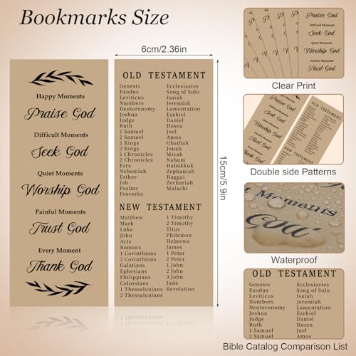 50 Sets Christian Gifts Bulk, Bible Verse Notebooks with Pens and Bookmarks
