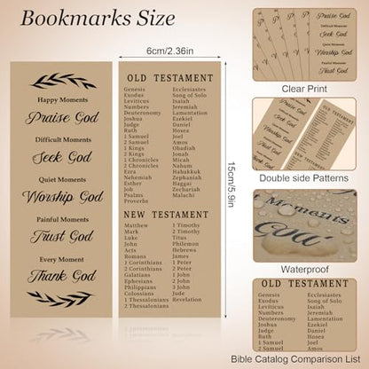 50 Sets Christian Gifts Bulk, Bible Verse Notebooks with Pens and Bookmarks