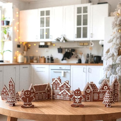 Colingmill 32'' Christmas Gingerbread Man Tabletop Wooden Decor Tree Sign - style: Gingerbread Style