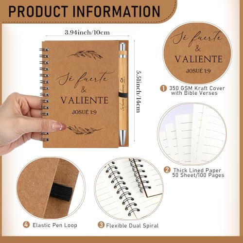 Kosiz 40 Pcs/20 Set Christian Gifts Prayer Journal, Spanish Leaves - style: Spanish Leaves