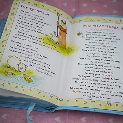 ICB, Really Woolly Holy Bible for Toddlers, Blue Leathersoft: International Children's Bible – Helping Little Hearts Grow in God's Love