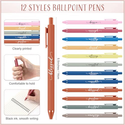 Kosiz 36 Sets Christian Gifts Bulk Prayer Journals Pens, Bright Color - color: Bright Color