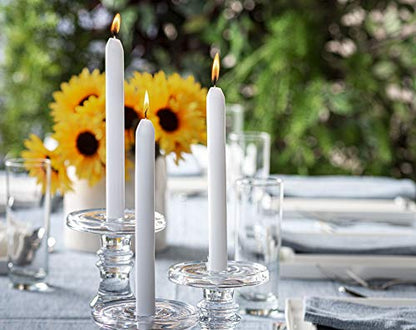 BOLSIUS White Candlesticks Bulk Pack 50 Count - Unscented Dripless 11.5 Inch Household & Dinner Candle Set - 12+ Burn Hours - Premium European Quality - Consistent Smokeless Flame - 100% Cotton Wick - style: 50 Count