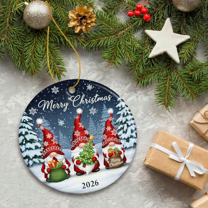 ZAGKOO Gnome Christmas Ornaments 2026 - Gnomes Gifts for Women - color: Gnome