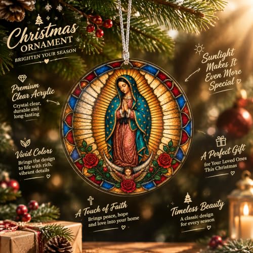 Virgen de Guadalupe, Nativity Ornaments, Our Lady of Guadalupe - color: Mra