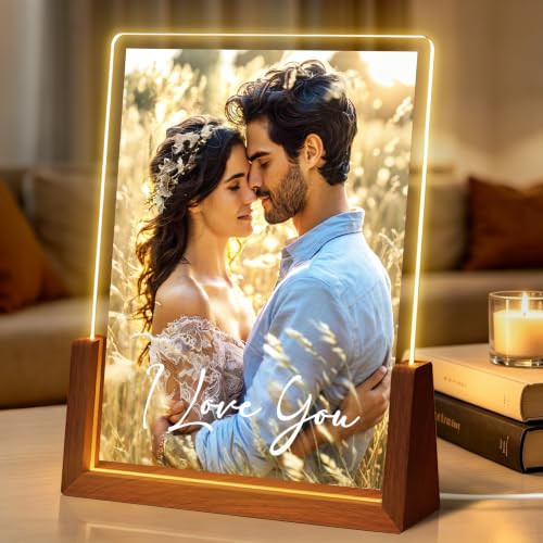 Custom Picture Frames Anniversary Couple Gifts for Girlfriend Women Men - color: S2