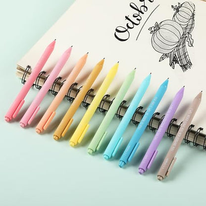 Mr. Pen- Christian Pens, 50 Pack, Black Ink, Pastel Color Barrels