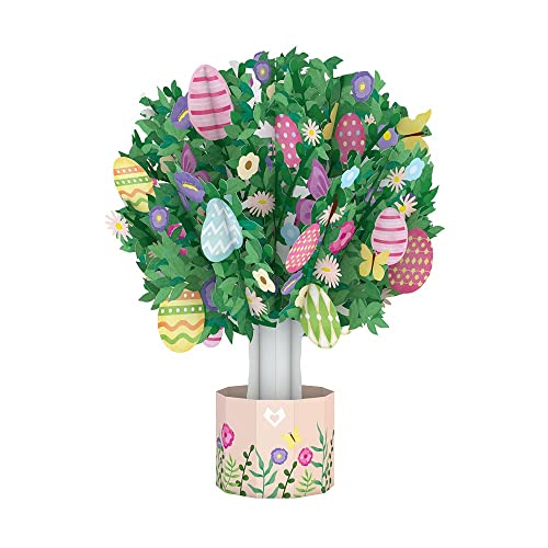 Lovepop Easter Egg Tree Pop-Up Paper Flower Bouquet, 10.25" Table Decor - color: Easter Egg Tree Bouquet