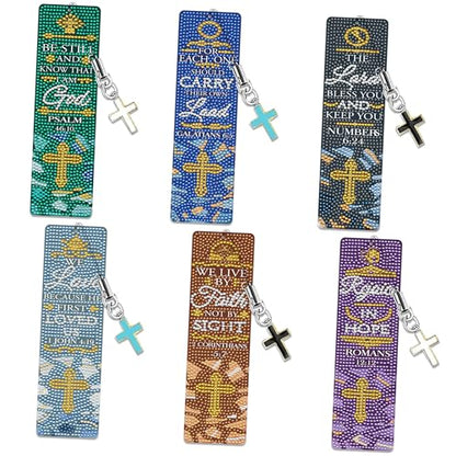 Christian Bible Diamond Art Bookmarks, Diamond Painting Book Marks - style: Christian Bible