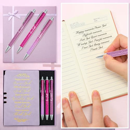 Spakon 5 Pcs Christian Gifts for Women Church Gifts - color: Purple, style: Happy Moment