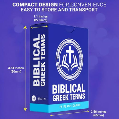 Biblical Greek Vocabulary Flash Cards with Audio – 75 Koine Greek Words