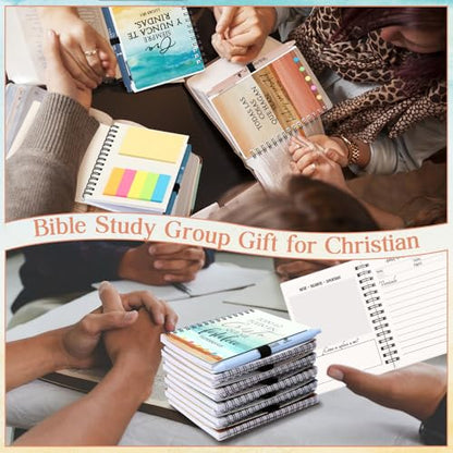 Kosiz 20 Set Christian Notebook with Pen for Woman(Watercolor, Neutral)