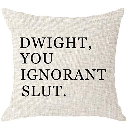 Throw Pillow Covers Set of 2 Linen 18x18 Inch Decorative for Office Couch - color: A-set of 2