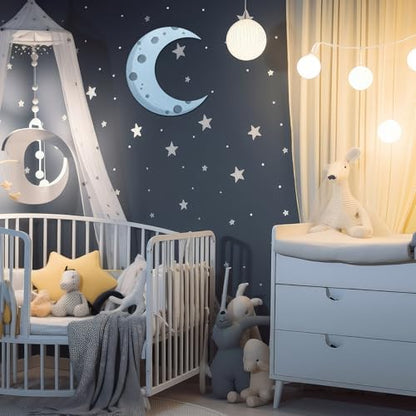 12 Pack 12 Inch Unfinished Wood Crescent Moon Cutout for Crafts - color: Moon, size: 12 Inch
