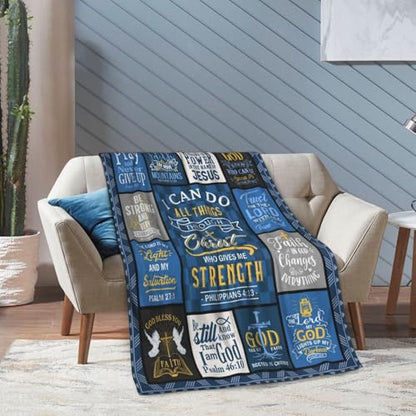 Christian Religious Gifts for Men Blanket 60"X50"