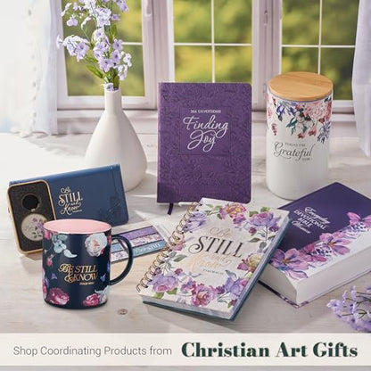 Christian Art Gifts Large Ceramic Scripture Coffee Mug for Women - color: Multicolor/Be Still