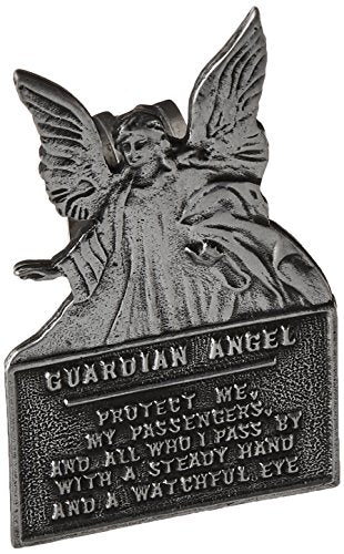 Cathedral Art Silver Guardian Angel Sun Visor Clip - Car and Automotive Accessories, Religious Gifts for Christians or Catholics, Charms for Travel Protection