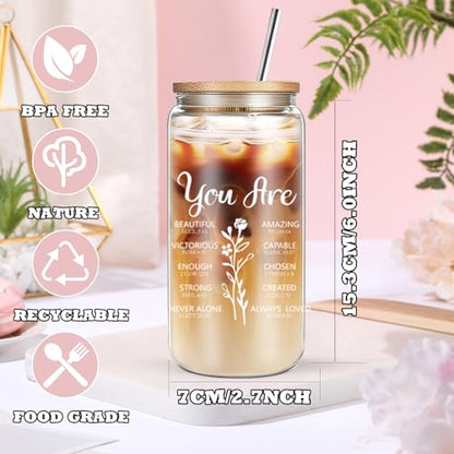 Unique Christian Gifts for Women, Inspirational religious Gifts set for Women Faith, Birthday Christmas Gift Ideas for Mom Sister Grandma - style: you area