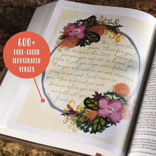 NIV, Beautiful Word Bible, Updated Edition, Peel/Stick Bible Tabs, Leathersoft, Teal, Red Letter, Comfort Print: 600+ Full-Color Illustrated Verses