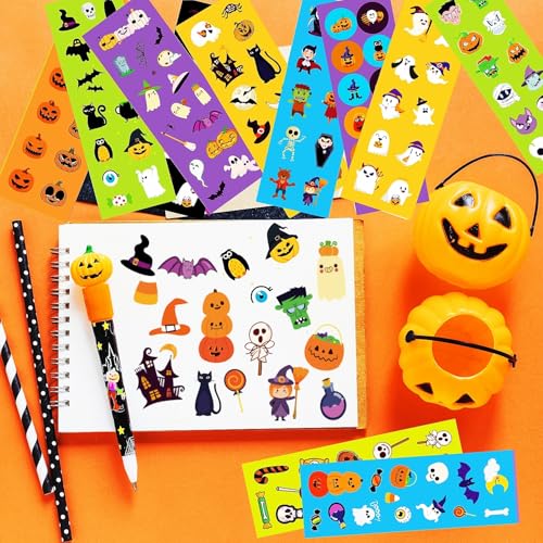 150 Sheets Halloween Stickers for Kids,2000+pcs Cute Halloween Sticker Bulk - style: 150 Sheets Halloween Stickers