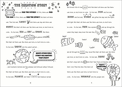 My Epic, Doodletastic Bible Storybook: 60 Bible Stories to Read, Color, and Draw