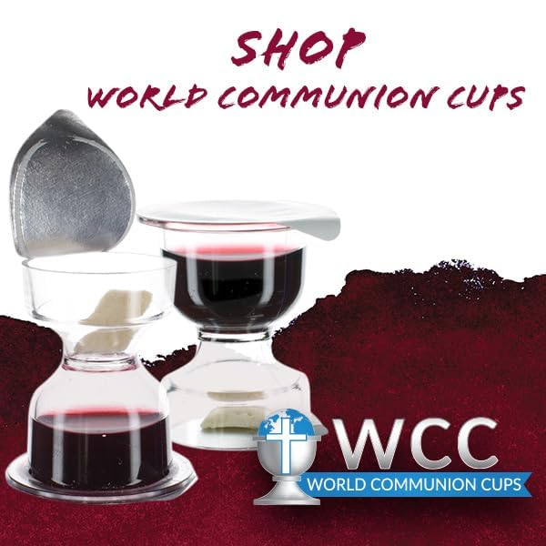 Chalice Prefilled Communion Cups 1200 Count | Concord Grape Juice & Bread | Elegant, Easy-Open, Tray & Seatback Compatible - size: 1,200 - Box