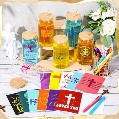 Skylety 36 Pcs Christian Gifts for Women Bulk Faith Gifts - style: Faith