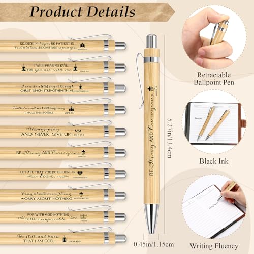 Spakon 20 Pcs Christian Prayer Journals with Pens, English Tree of Life - style: English Tree of Life