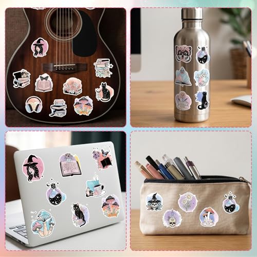 100Pcs Witchy Stickers Mystical Celestial Boho Aesthetic Decals - color: 100pcs Witch 120