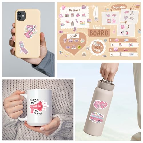100 Pcs Christian Stickers, Cute Jesus Faith Bible Stickers - color: Christian Jesus Faith