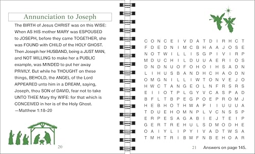 Brain Games - Bible Word Search: Christmas Puzzles - Large Print
