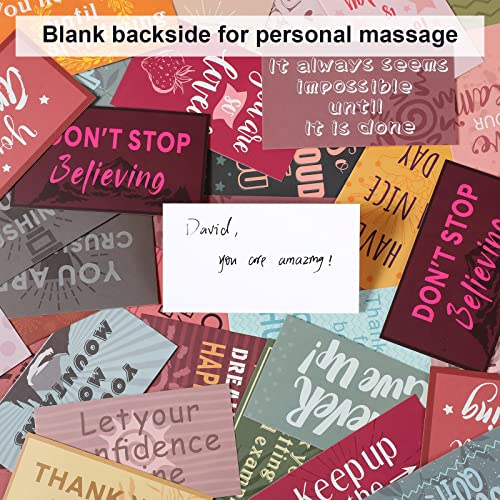 Outus 120 Pcs Motivational Encouragement Inspirational Card Boho Rainbow - style: Retro Style