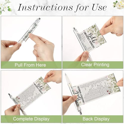 25 Pack Christian Gifts for Women Men, Bible Verse Pens Bulk, Religious Gifts, Bible Emergency Numbers Pens for Church, Sunday School Study, VBS, Women Ministry - style: Emergency Numbers