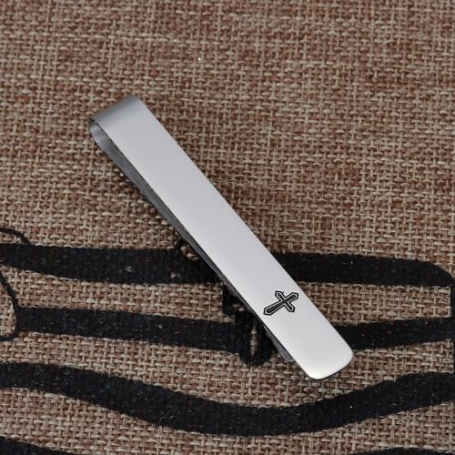 Cross Tie Pin for Men First Communion Tie Clip