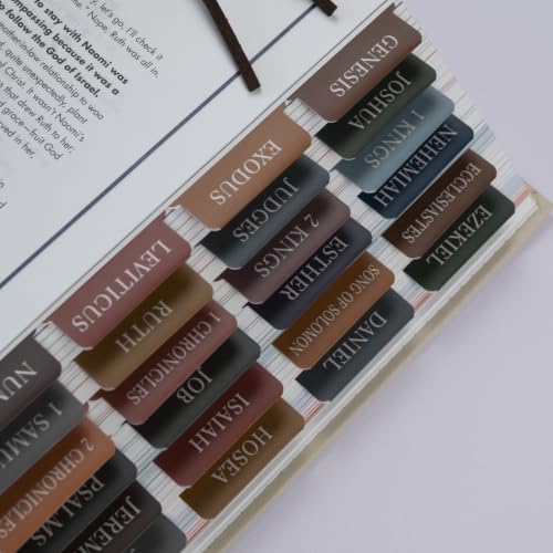 UPAFEXXI-Laminated Bible Tabs with Book Summaries, Bible Study Supplies - color: Summaries Boho3