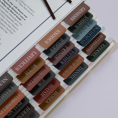 UPAFEXXI-Laminated Bible Tabs with Book Summaries, Bible Study Supplies - color: Summaries Boho3