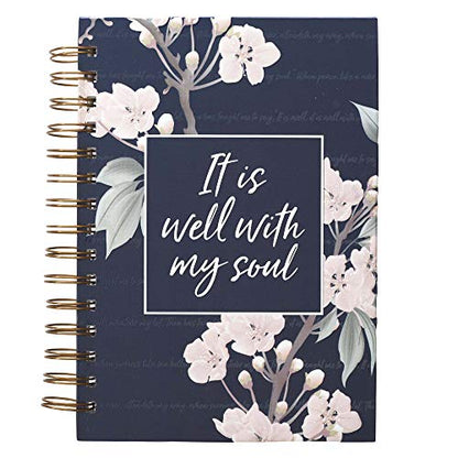 With Love Spiral Journal: It is Well (8.4” x 6.4” x 1”)
