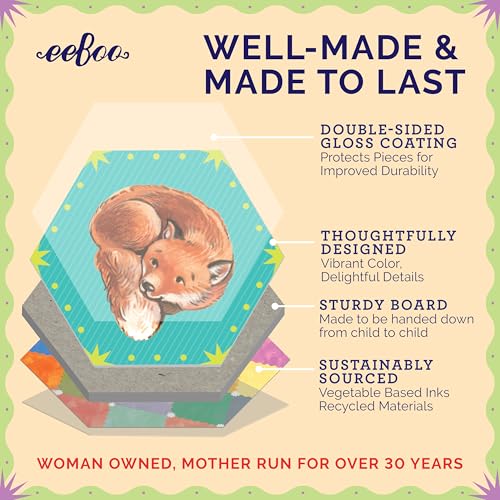 eeBoo Life in a Meadow Memory & Matching Game, Ages 3+, 1-4 Players - style: Life in a Meadow