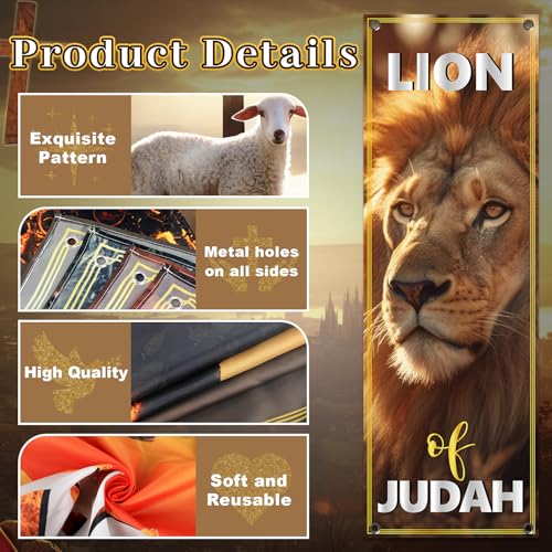 4Pcs Church Banners for Sanctuary Wall Worship Christian Banners Hanging Backdrop Scripture Inspirational Religious Praise Signs Bible Verses Banner Scripture Hanging Signs for Church School Decor - style: Inspirational Religious Praise