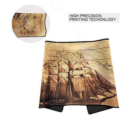 XXL Professional Large Mouse Pad & Computer Game Mouse Mat (35.4x15.7x0.1IN, Boat) - color: Boat, size: 35.4L x 15.7W inches