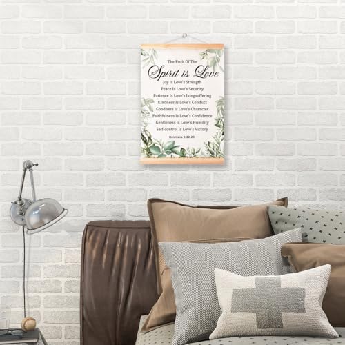 Ybqhd The Fruit Of The Spirit Poster Hanger, Christian Bible Verse Wall Art - color: Galatians 5:22-23