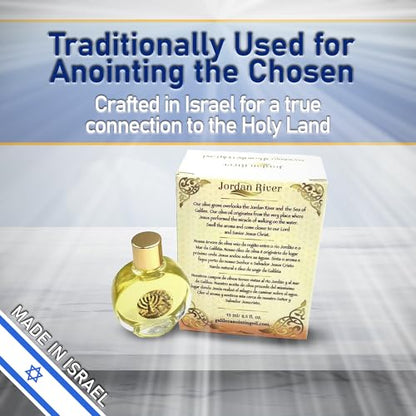 Anointing Oil for Prayer – 5x15ml Holy Oil Bottles from Jerusalem – Rose of Sharon, Spikenard, Lily of The Valley, Myrrh, Frankincense – Blessed Anointed Oils from Israel