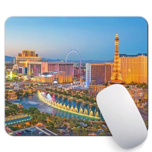 Mouse Pad - Las Vegas Skyline - color: Las Vegas