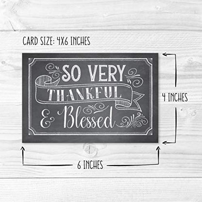 24 Bulk Thank You Cards with Envelopes Blank Cute Thank You Notes - color: Chalk White 24 pcs