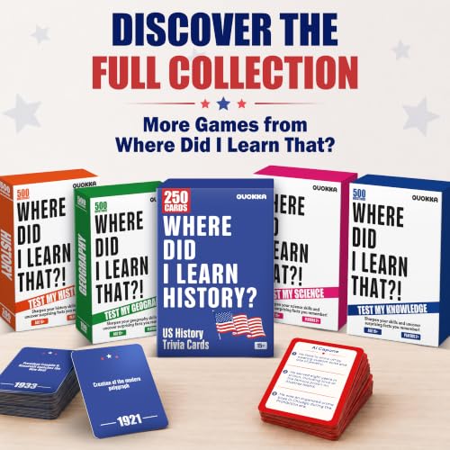 Quokka Trivia Game for Families - Fun Educational Trivia Cards - color: Dark Blue