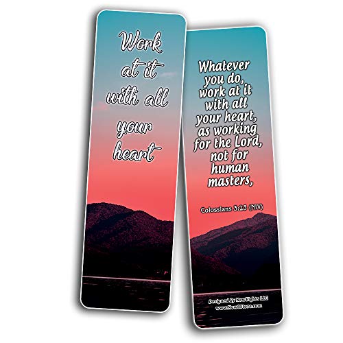 NewEights Popular Bible Verses Teenage Boys Bookmarks (12 Pack) - color: Popular Verses Teenage Boys Bookmarks (12 Pack)