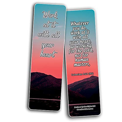 NewEights Popular Bible Verses Teenage Boys Bookmarks (12 Pack) - color: Popular Verses Teenage Boys Bookmarks (12 Pack)