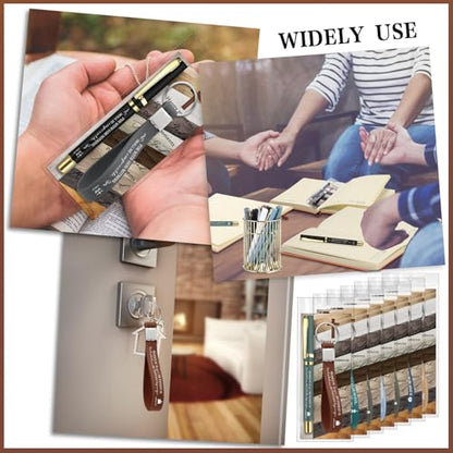 Lincia 30 Sets Christian Gifts Pens Bookmarks Keychains Church, Boho Colors - color: Boho Colors