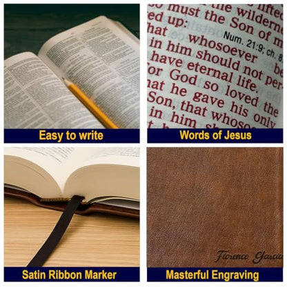 Personalized NIV Journaling Bible with Laser-Engraved Name, Brown