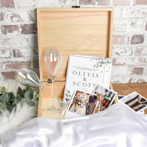 EXISTING Memory Box for Keepsakes, Heart Wooden Box with Hinge Lid - color: Beige
